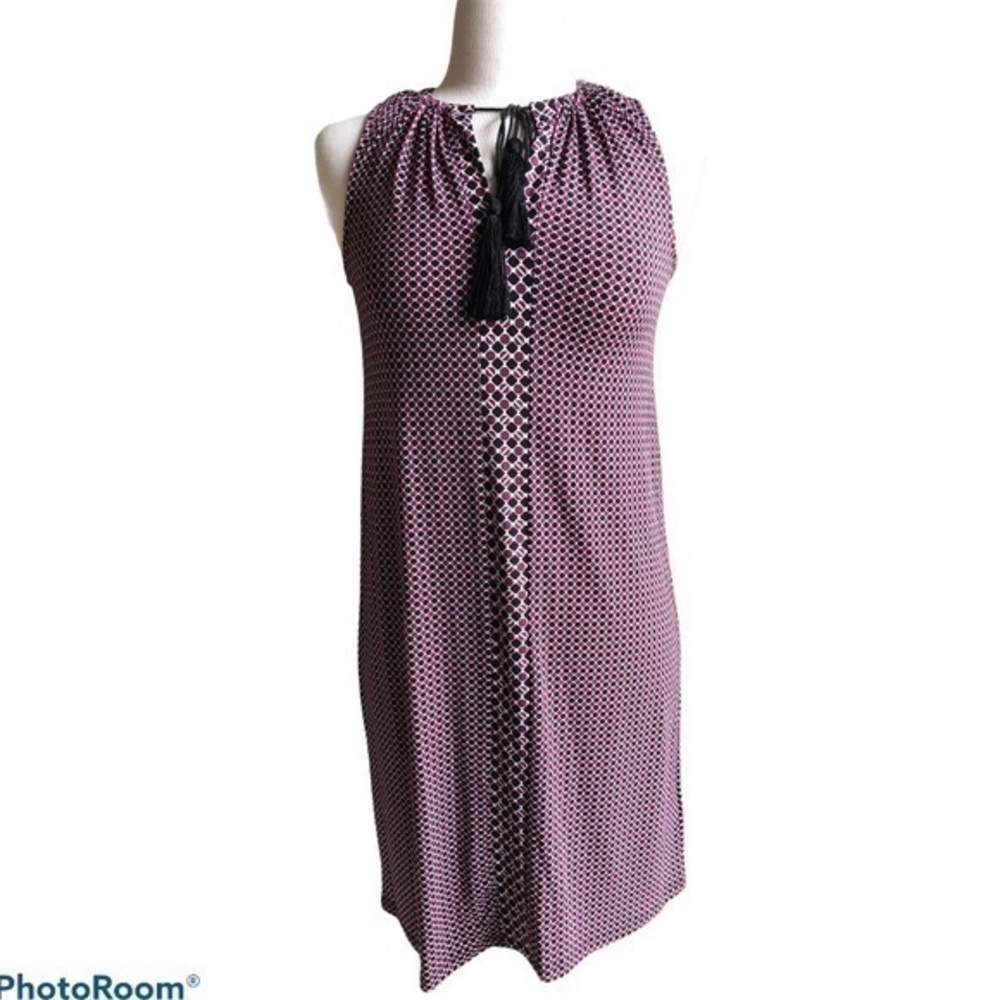 MK Michael Kors garnet tassel slinky dress